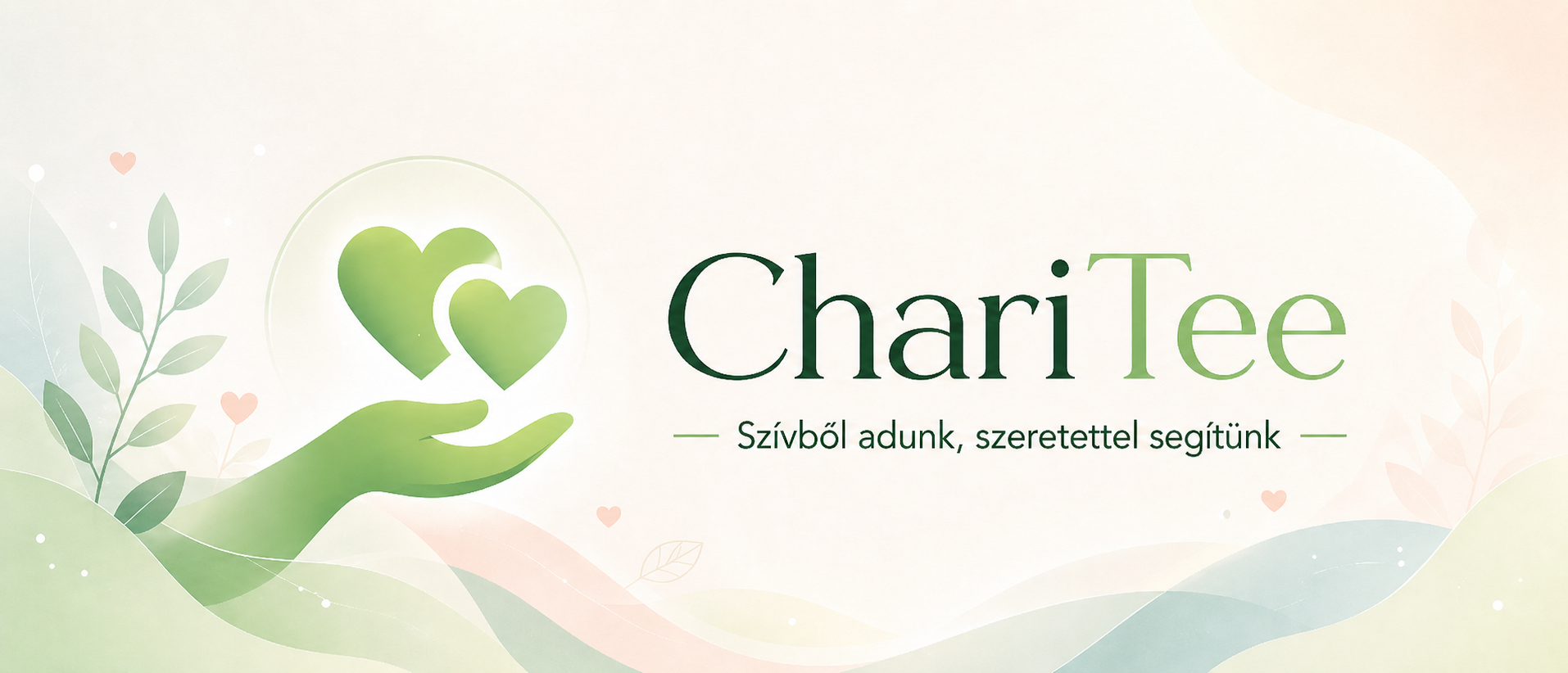 ChariTee logó és fejléc